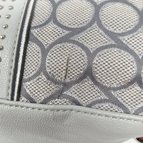 Nine West Tote Bag Silver and Gray - Picture 8 of 16